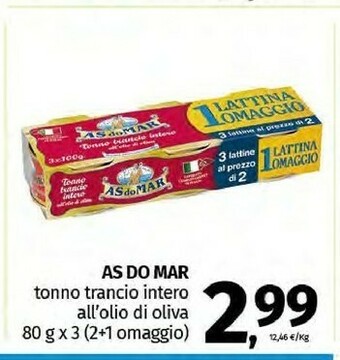 Pam Asdomar Tonno offerta