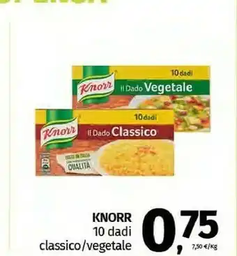 Pam Knorr 10 Dadi Classico/ Vegetale offerta