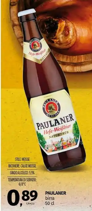 Pam Paulaner Naturtrub 500 G(ml) offerta