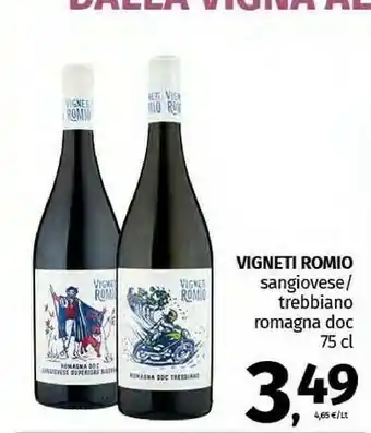 Pam Vigneti Romio Sangiovese/ Trebbiano Romagna DOC offerta