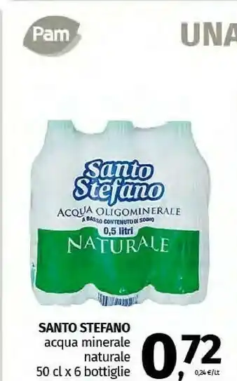 Pam Santo stefano Acqua Minerale Naturale offerta