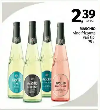 Pam Cantine maschio Vino Frizzante Pinot Rosa offerta