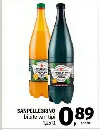 Pam San Pellegrino Chino offerta