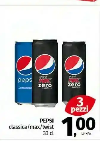 Pam Pepsi Classica / Max/ Twist offerta