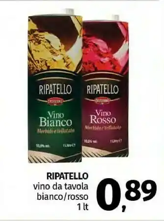 Pam Ripatello Vino Da Tavola Bianco/ Rosso offerta