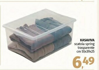 Pam Kasaviva Scatola Spring Trasparente offerta