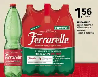 Pam Ferrarelle Acqua Minerale Effervescente Naturale offerta
