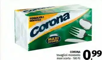 Corona Tovaglioli Monovelo Maxi Scorta