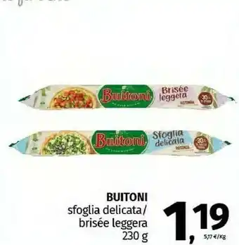 Pam Buitoni Sfoglia Delicata Rotonda 230 G(ml) offerta