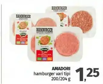 Pam Amadori Hamburger Di Tacchino 200 G(ml) offerta