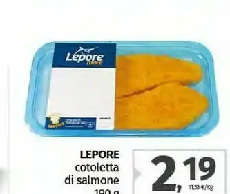 Pam Lepore Cotoletta Di Salmone offerta