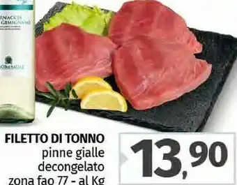 Pam Filetto Di Tonno Pinne Gialle offerta