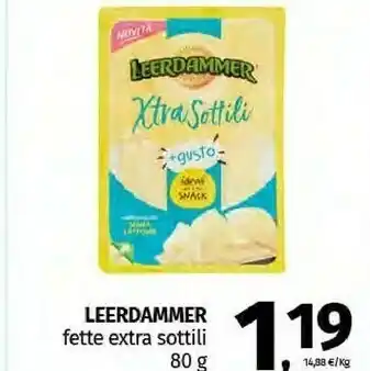 Pam Leerdammer Fette Extra Sottili offerta