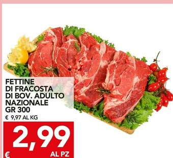TuoDi Fettine Di Fracosta Di Bovino Adulto Nazionale offerta