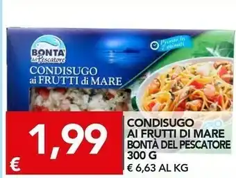 Bonta Del Pescatore Condisugo Ai Frutti Di Mare