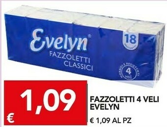TuoDi Evelyn Fazzoletti 4 Veli offerta