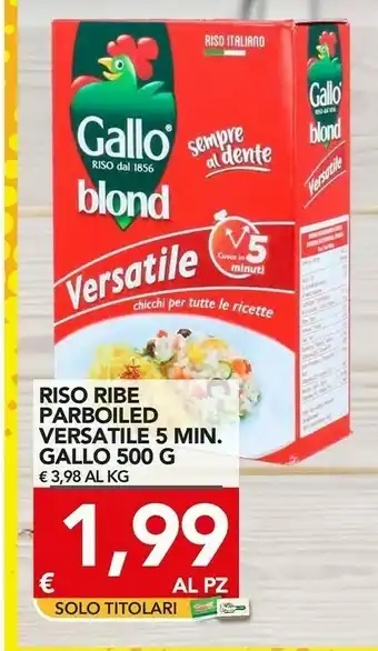 TuoDi Gallo Riso Ribe Parboiled Versatile 5 Minuti offerta