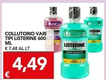 TuoDi Listerine Colluttorio offerta