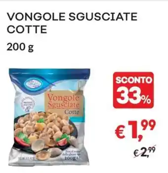 VONGOLE SGUSCIATE COTTE 200 g