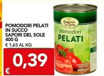 TuoDi I sapori del sole Pomodori Pelati 400 G(ml) offerta