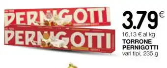 Coop TORRONE PERNIGOTTI vari tipi, 235 g offerta