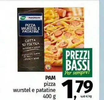 Pam Pam Pizza Wurstel E Patatine offerta