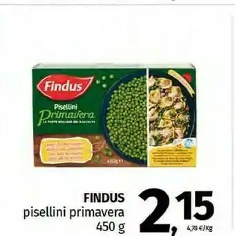 Pam Findus Pisellini Primavera 450 G(ml) offerta