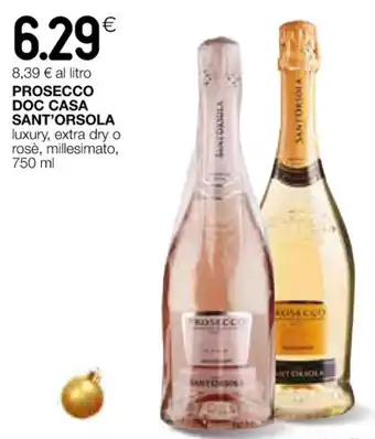 Coop PROSECCO DOC CASA SANT'ORSOLA l 750 ml offerta