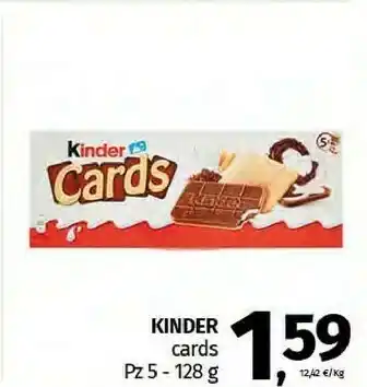Ferrero Kinder Cards 128 G(ml)