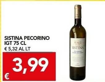 TuoDi Citra Sistina Pecorino Igt offerta