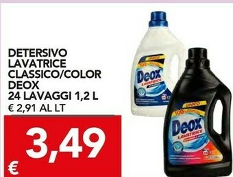 TuoDi Deox Detersivo Lavatrice Classico/ Color 24 Lavaggi offerta