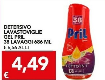 Pril Detersivo Lavastoviglie Gel 38 Lavaggi