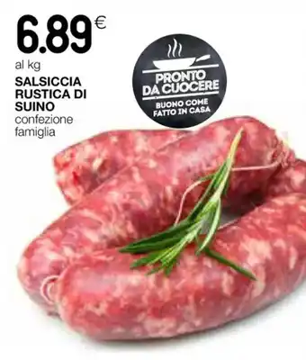 Coop SALSICCIA RUSTICA DI SUINO offerta