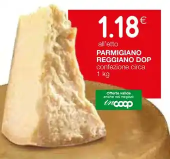 Coop PARMIGIANO REGGIANO DOP 1 kg offerta