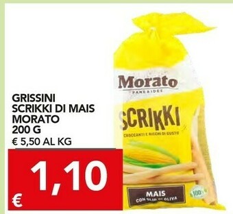 TuoDi Morato Grissini Scrikki Di Mais offerta