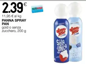 Coop PANNA SPRAY PAN 200 g offerta