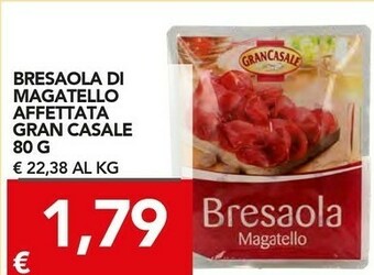 TuoDi Gran casale Bresaola Di Magatello Affettata offerta