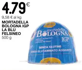 Coop MORTADELLA BOLOGNA IGP LA BLU FELSINEO 500 g offerta