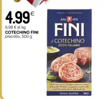 Coop COTECHINO FINI precotto, 500 g offerta
