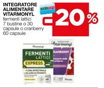 Coop INTEGRATORE ALIMENTARE VITARMONYL offerta