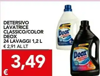 TuoDi Deox Detersivo Lavatrice Classico/ Color 24 Lavaggi offerta