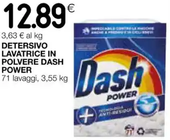 Coop DETERSIVO LAVATRICE IN POLVERE DASH POWER offerta