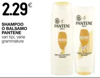 Coop SHAMPOO O BALSAMO PANTENE vari tipi offerta