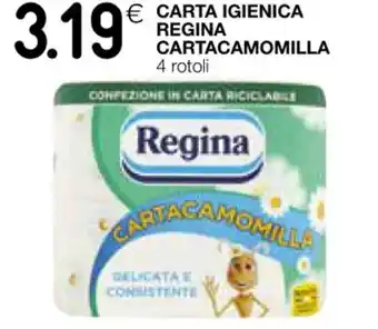 Coop CARTA IGIENICA REGINA CARTACAMOMILLA offerta