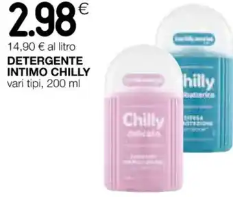 Coop DETERGENTE INTIMO CHILLY vari tipi, 200 ml offerta