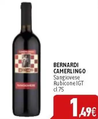 BERNARDI CAMERLINGO Sangiovese Rubicone IGT cl 75