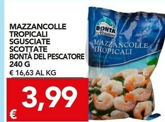 TuoDi Bonta Del Pescatore Mazzancolle Tropicali Sgusciate offerta