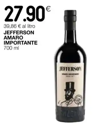 Coop JEFFERSON AMARO IMPORTANTE 700 ml offerta