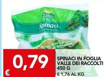 TuoDi Valle Dei Raccolti Spinaci In Foglia offerta