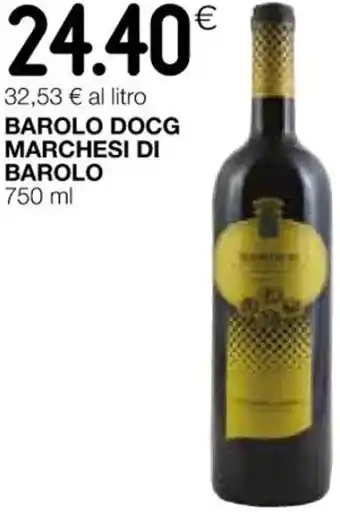 Coop BAROLO DOCG MARCHESI DI BAROLO 750 ml offerta